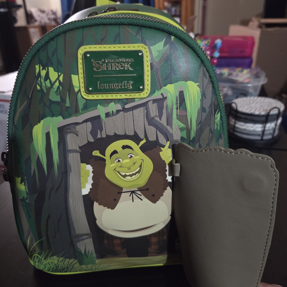 Loungefly Shrek Backpack - Green
